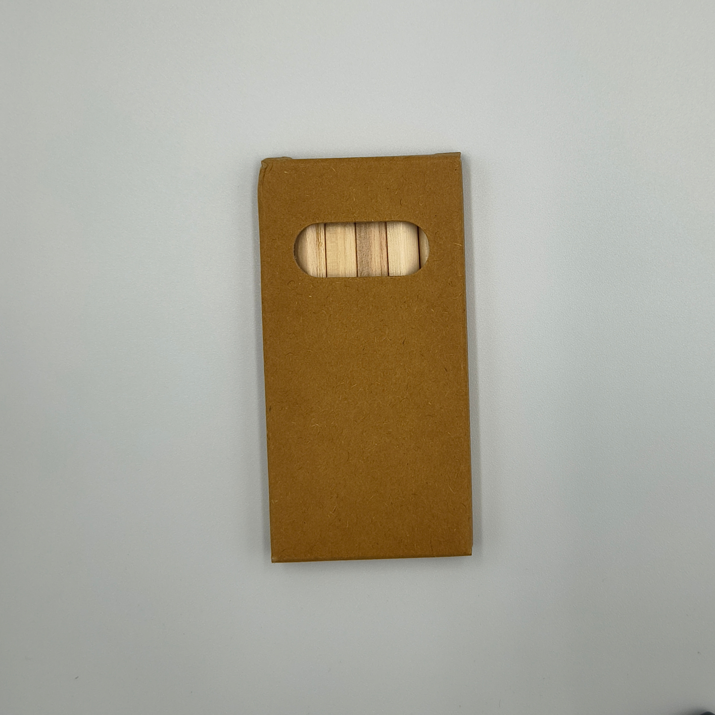 6 Half-Size Colouring Pencils | Eco Cardboard Box | Compact Children’s Pencil Set