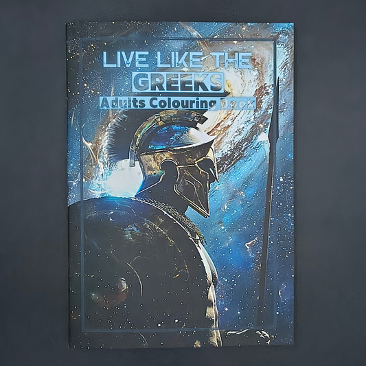 Live Like the Greeks – Adults Historical Colouring Book | A–Z Intricate Designs