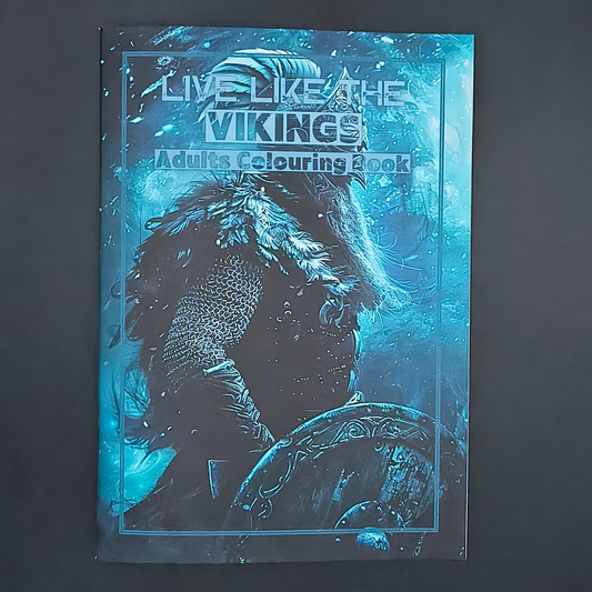 Live Like the Vikings – Adults Historical Colouring Book | A–Z Intricate Designs