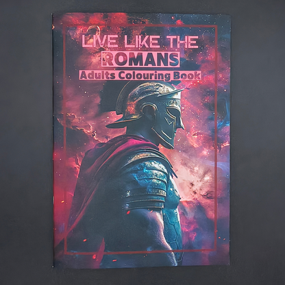 Live Like the Romans – Adults Historical Colouring Book | A–Z Intricate Designs