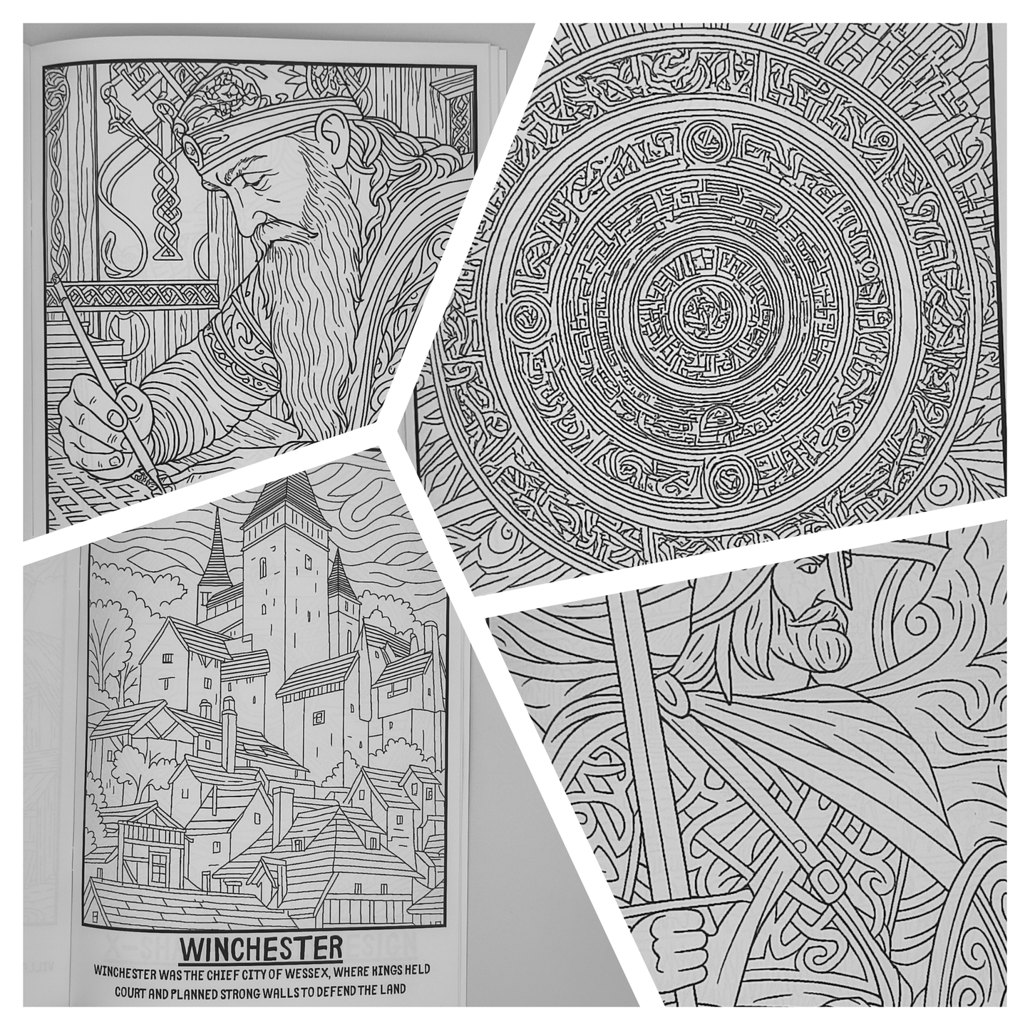 Live Like the Anglo-Saxons – Children’s Historical Colouring Book | A–Z Activities & Learning