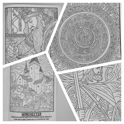 Live Like the Anglo-Saxons – Children’s Historical Colouring Book | A–Z Activities & Learning