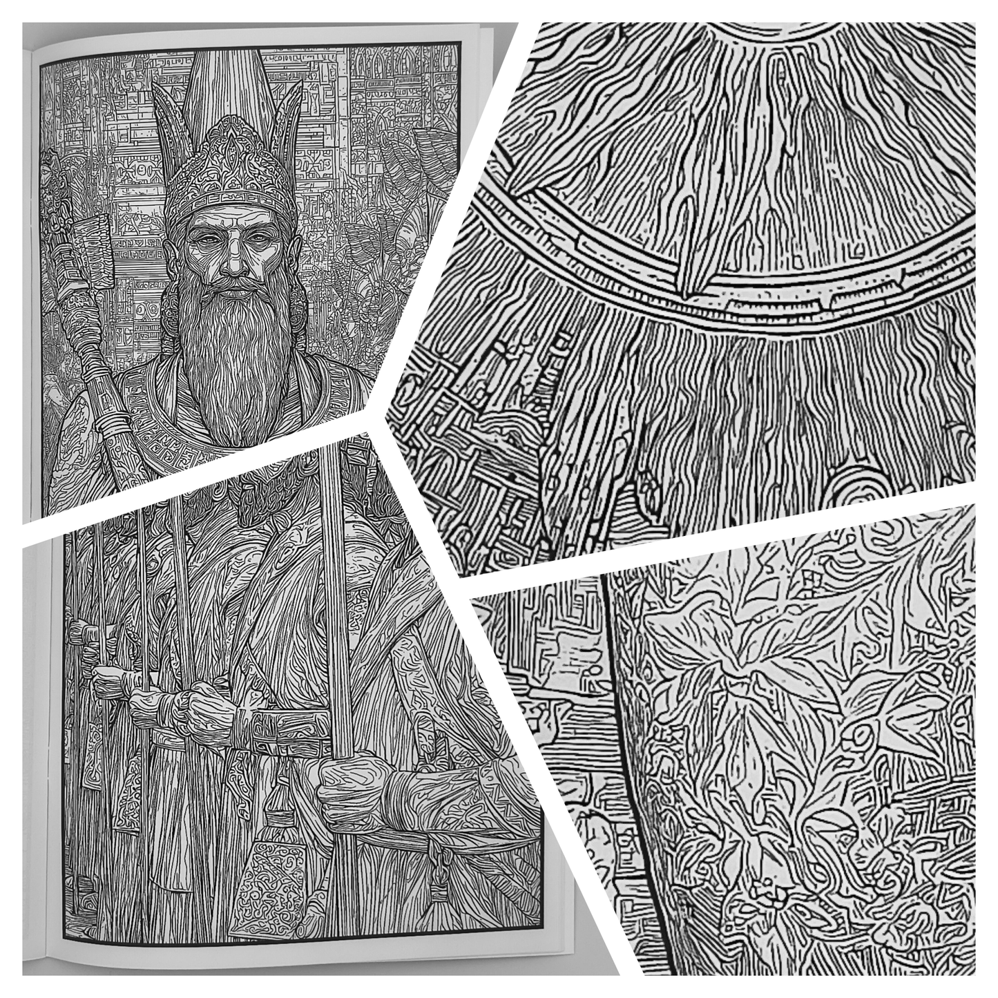 Live Like the Persians – Adults Historical Colouring Book | A–Z Intricate Designs