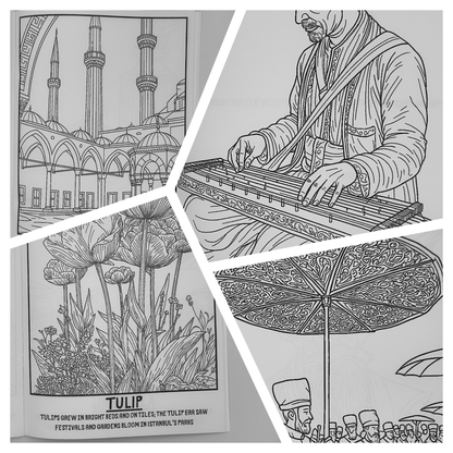 Live Like the Ottomans – Children’s Historical Colouring Book | A–Z Activities & Learning