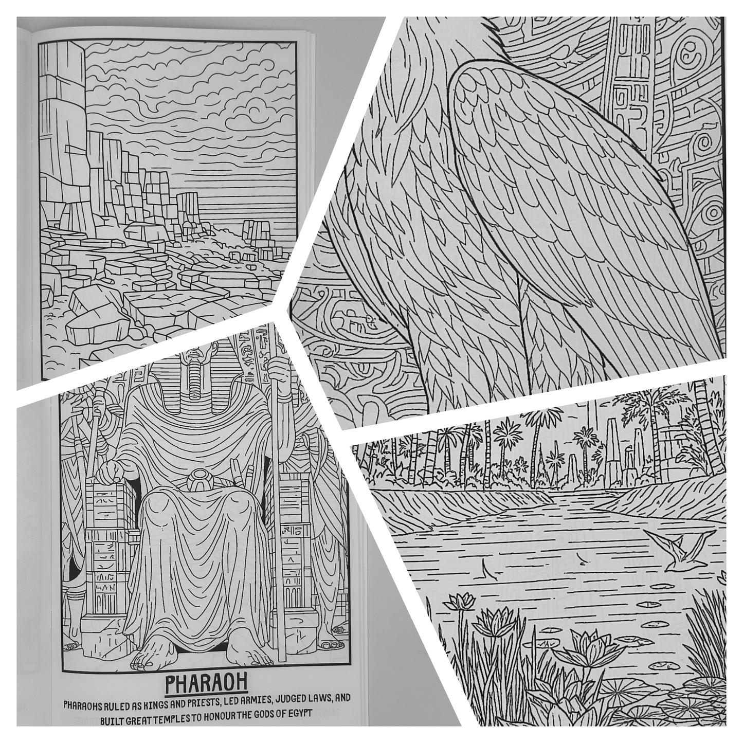 Live Like the Egyptians – Children’s Historical Colouring Book | A–Z Activities & Learning