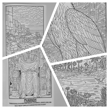 Live Like the Egyptians – Children’s Historical Colouring Book | A–Z Activities & Learning