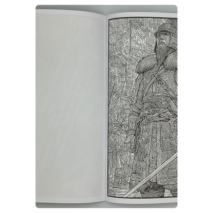 Live Like the Mongols – Adults Historical Colouring Book | A–Z Intricate Designs