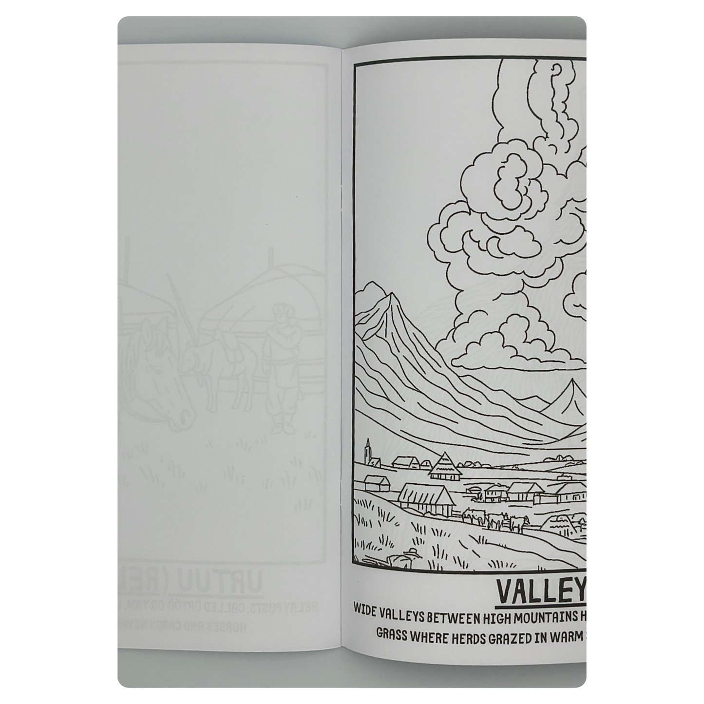 Live Like the Mongols – Children’s Historical Colouring Book | A–Z Activities & Learning