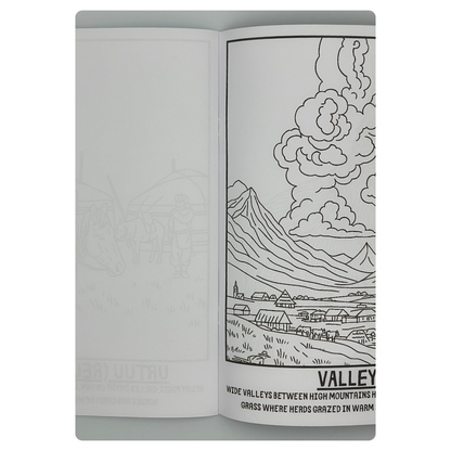 Live Like the Mongols – Children’s Historical Colouring Book | A–Z Activities & Learning