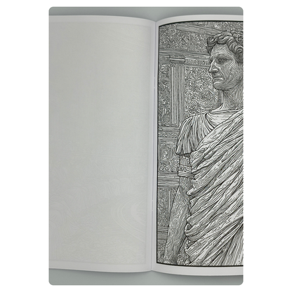 Live Like the Romans – Adults Historical Colouring Book | A–Z Intricate Designs