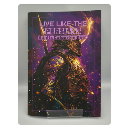 Live Like the Persians – Adults Historical Colouring Book | A–Z Intricate Designs