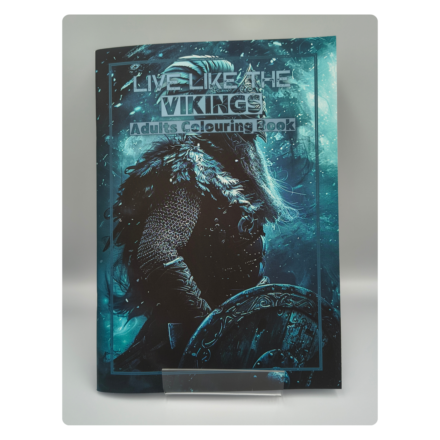 Live Like the Vikings – Adults Historical Colouring Book | A–Z Intricate Designs