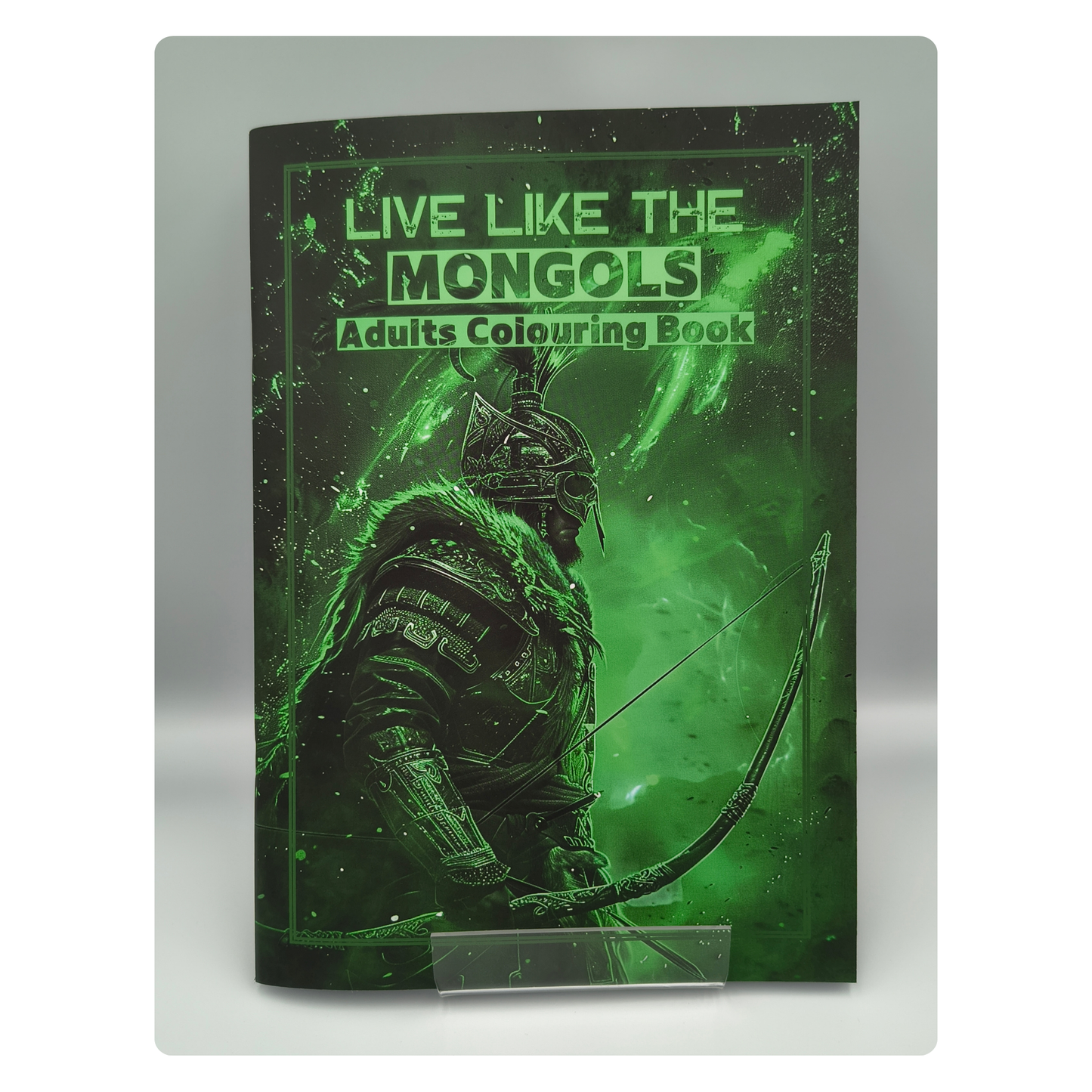 Live Like the Mongols – Adults Historical Colouring Book | A–Z Intricate Designs