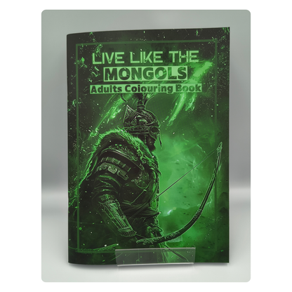 Live Like the Mongols – Adults Historical Colouring Book | A–Z Intricate Designs