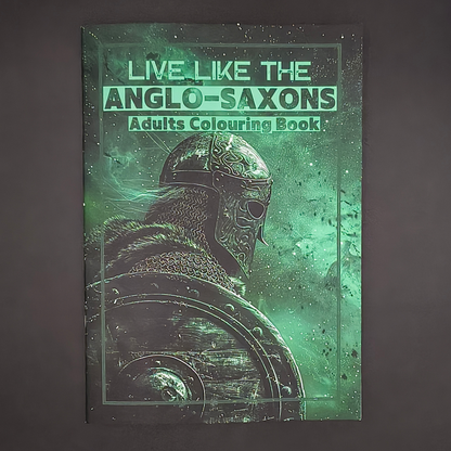Live Like the Anglo-Saxons – Adults Historical Colouring Book | A–Z Intricate Designs