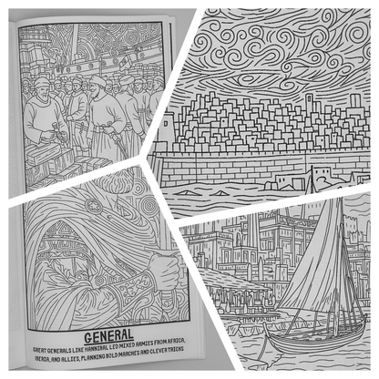 Live Like the Carthaginians – Children’s Historical Colouring Book | A–Z Activities & Learning