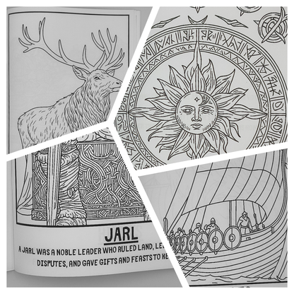 Live Like the Vikings – Children’s Historical Colouring Book | A–Z Activities & Learning