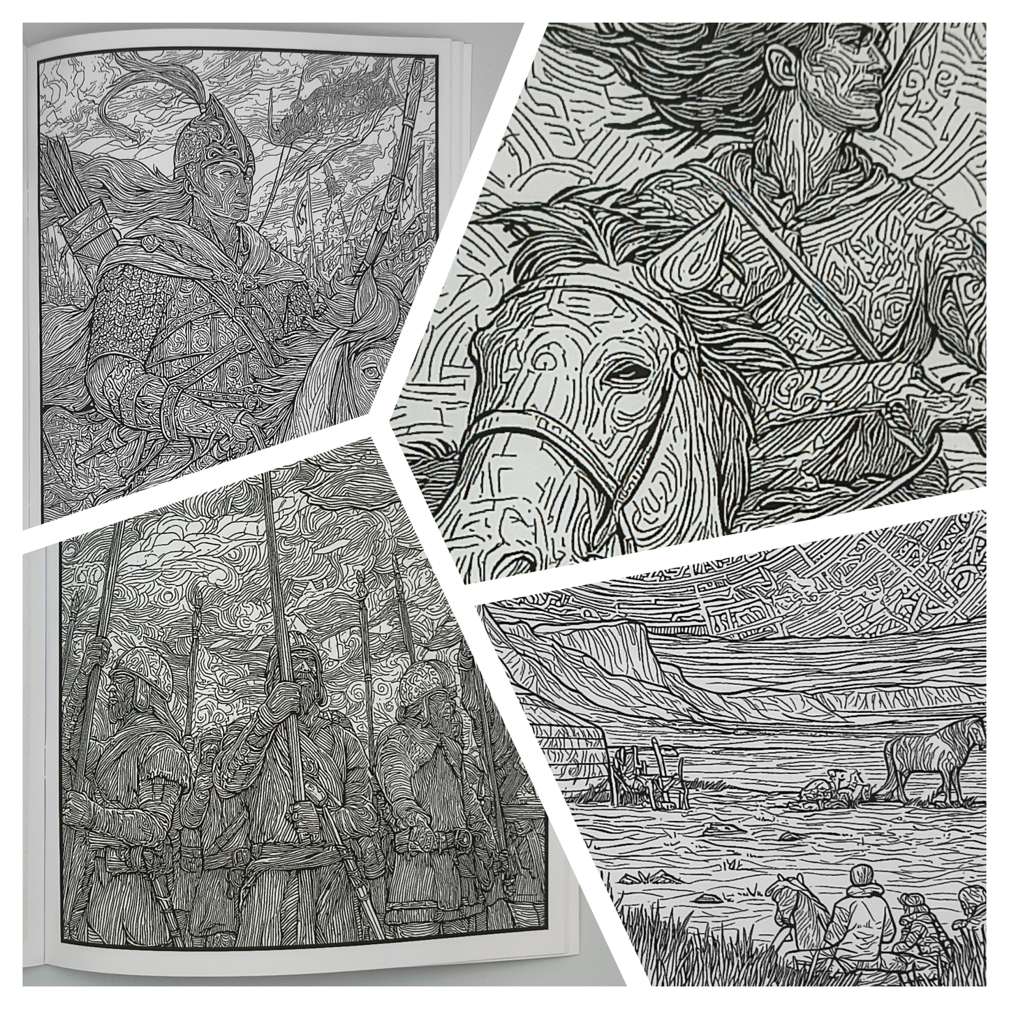 Live Like the Khitans – Adults Historical Colouring Book | A–Z Intricate Designs