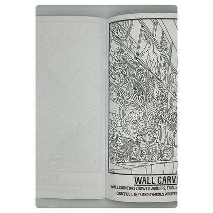 Live Like the Toltecs – Children’s Historical Colouring Book | A–Z Activities & Learning