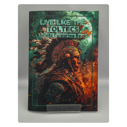 Live Like the Toltecs – Adults Historical Colouring Book | A–Z Intricate Designs